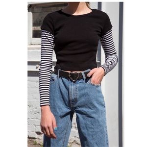 Brandy Melville Layered Ashlyn Top (worn twice!)